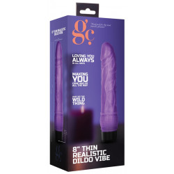 GC Gode vibrant Dildo Vibe Thin 18 x 4.2cm Violet